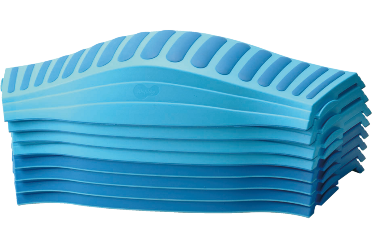 Loopbalken tactiel blauw 8 stuks