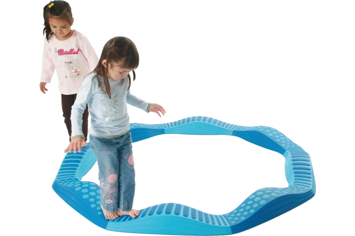 Loopbalken tactiel blauw 8 stuks