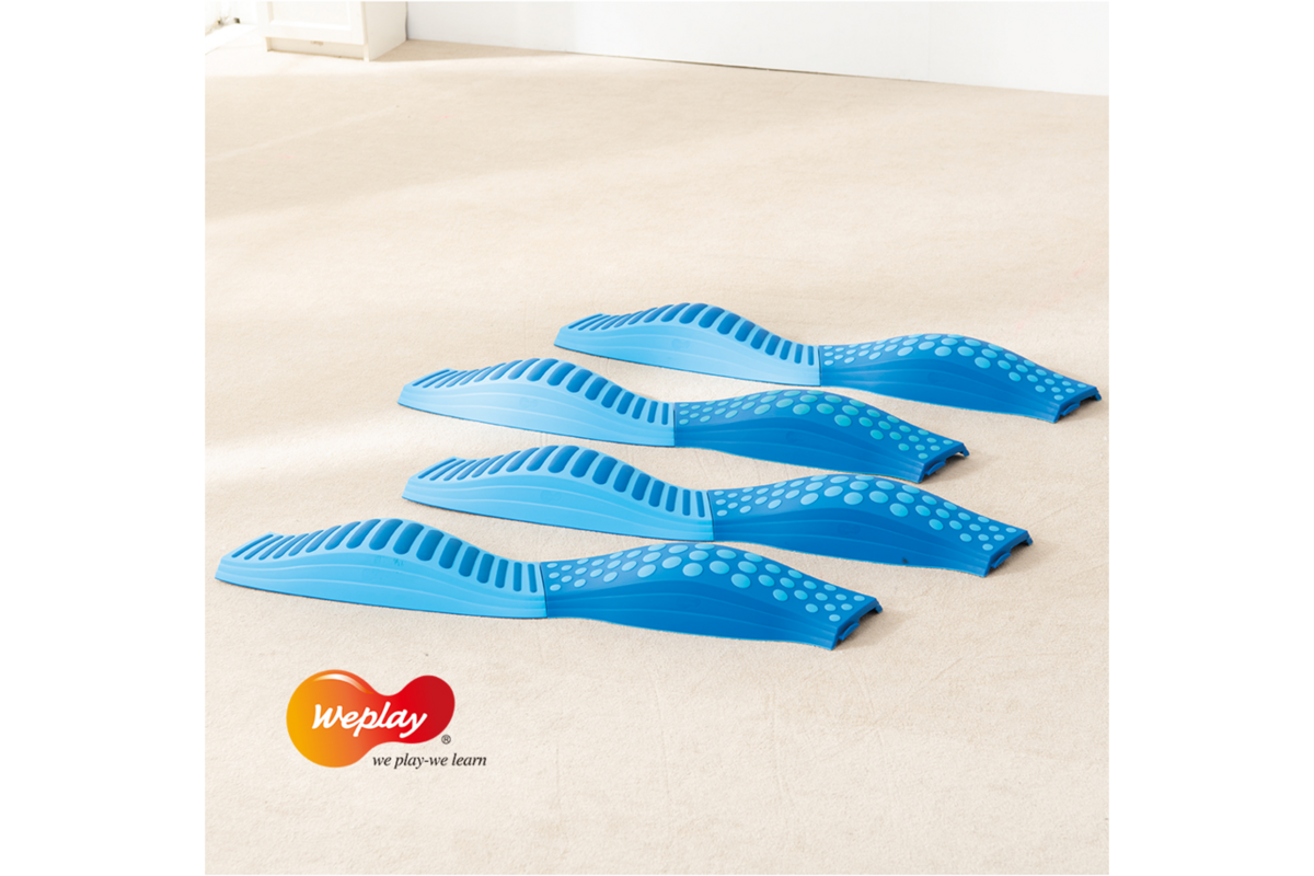 Loopbalken tactiel blauw 8 stuks