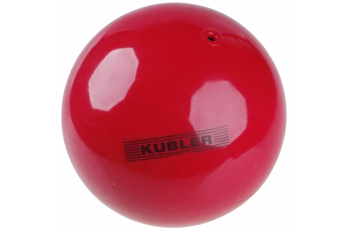 Gymnastiekbal 18 cm rood, 175 gram