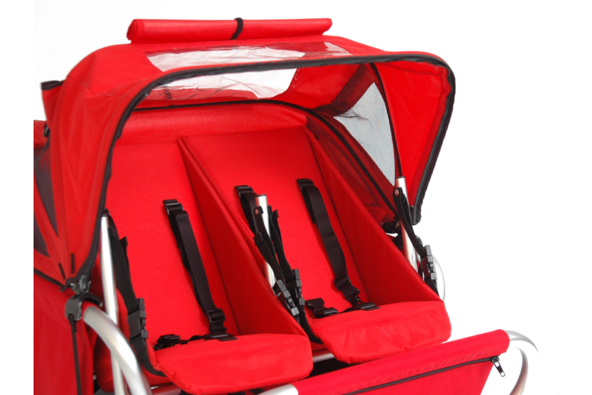 Rambler kap voor babyzitjes rood
