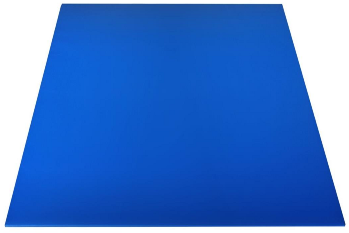 Speelmat blauw formaat 200 x 140 x 2 cm (geen bouwmat)