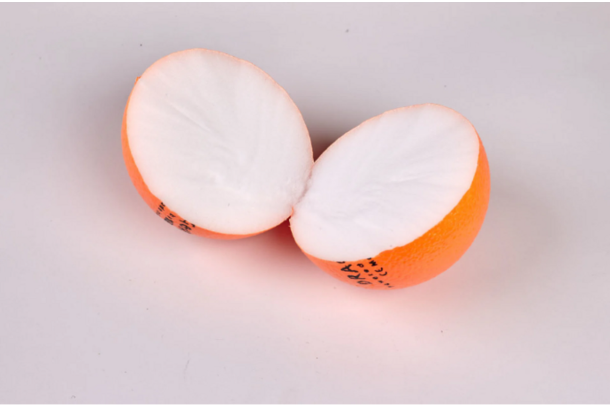 Bal | DRAGONSKIN Soft, Ø 12 cm, 45 g, neon oranje