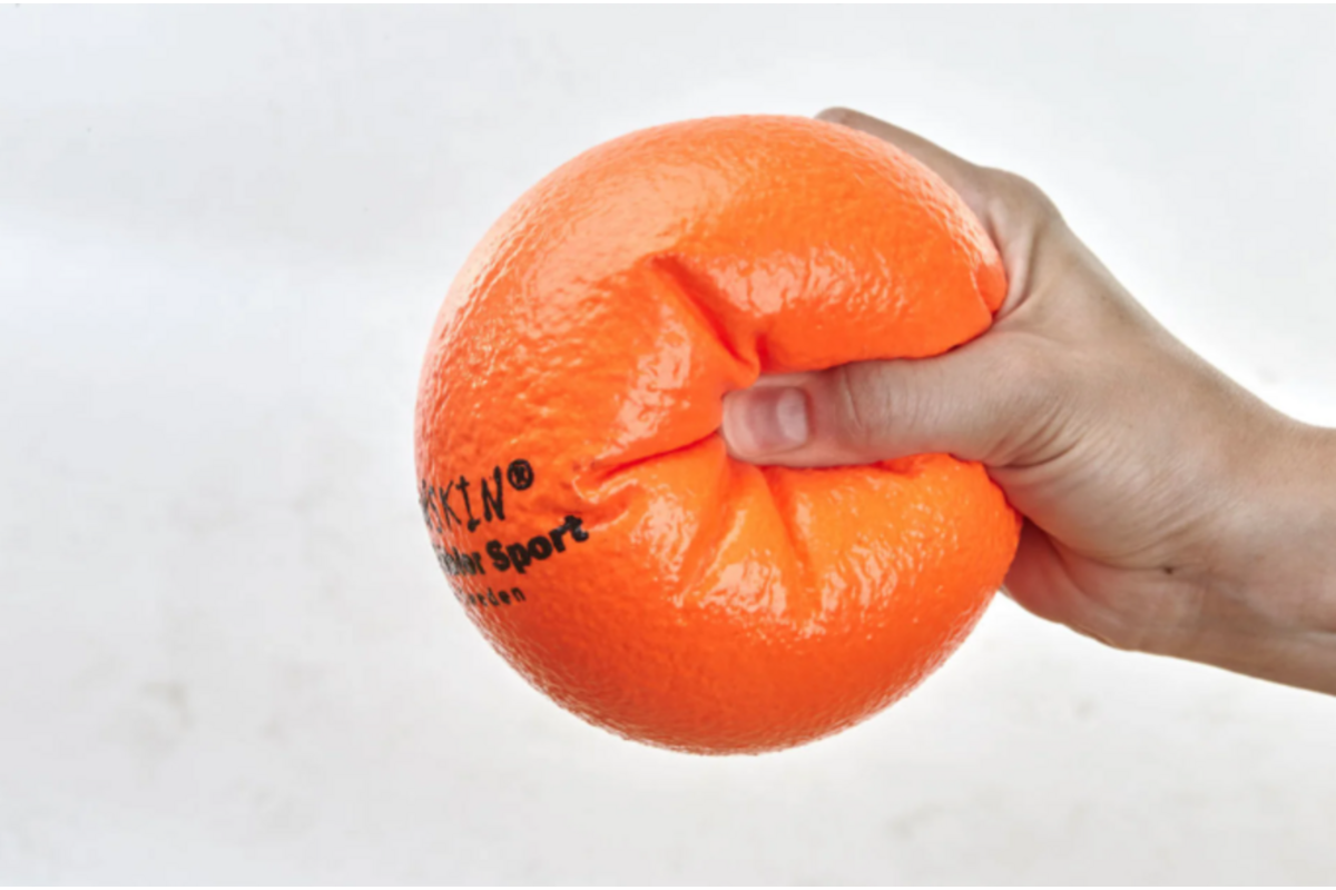 Bal | DRAGONSKIN Soft, Ø 12 cm, 45 g, neon oranje