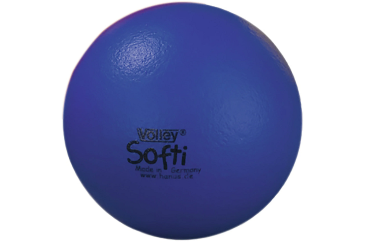 Volleybal | Volley ® ELE-Softball SOFTI, Ø 16 cm, 70 g, blauw