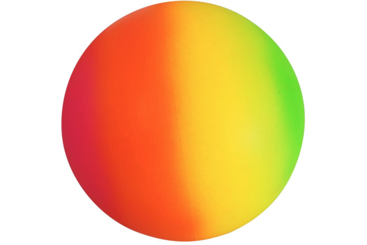 Bal | regenboogkleurige bal, Ø 20,32 cm