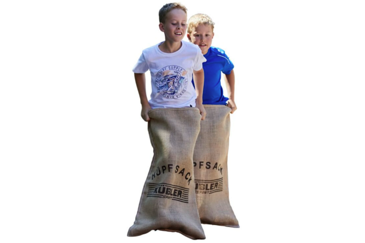 Springzak | Jute springzak, Ø 50 x 80 cm, naturel kleur