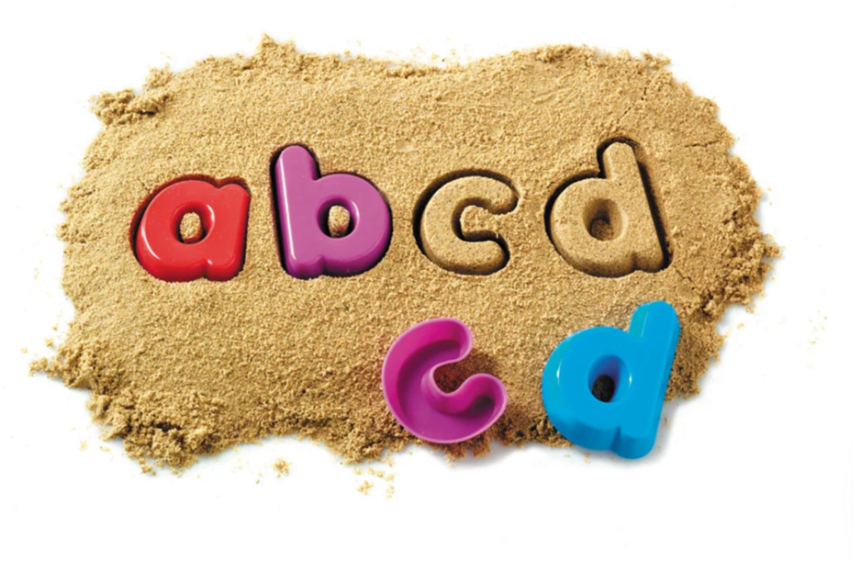Zandvormpjes Kleine letters