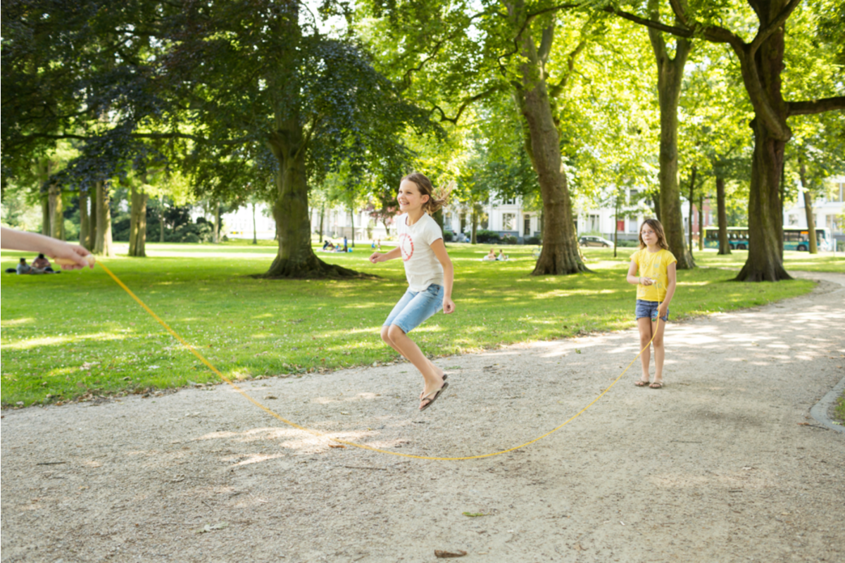 BS | Springtouw extra lang 5 meter, naturel