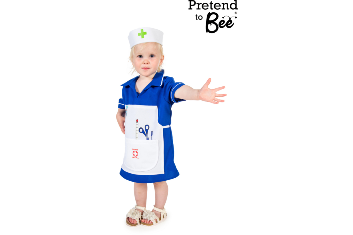 Verkleedkleding ECO zuster, 4-7 jaar