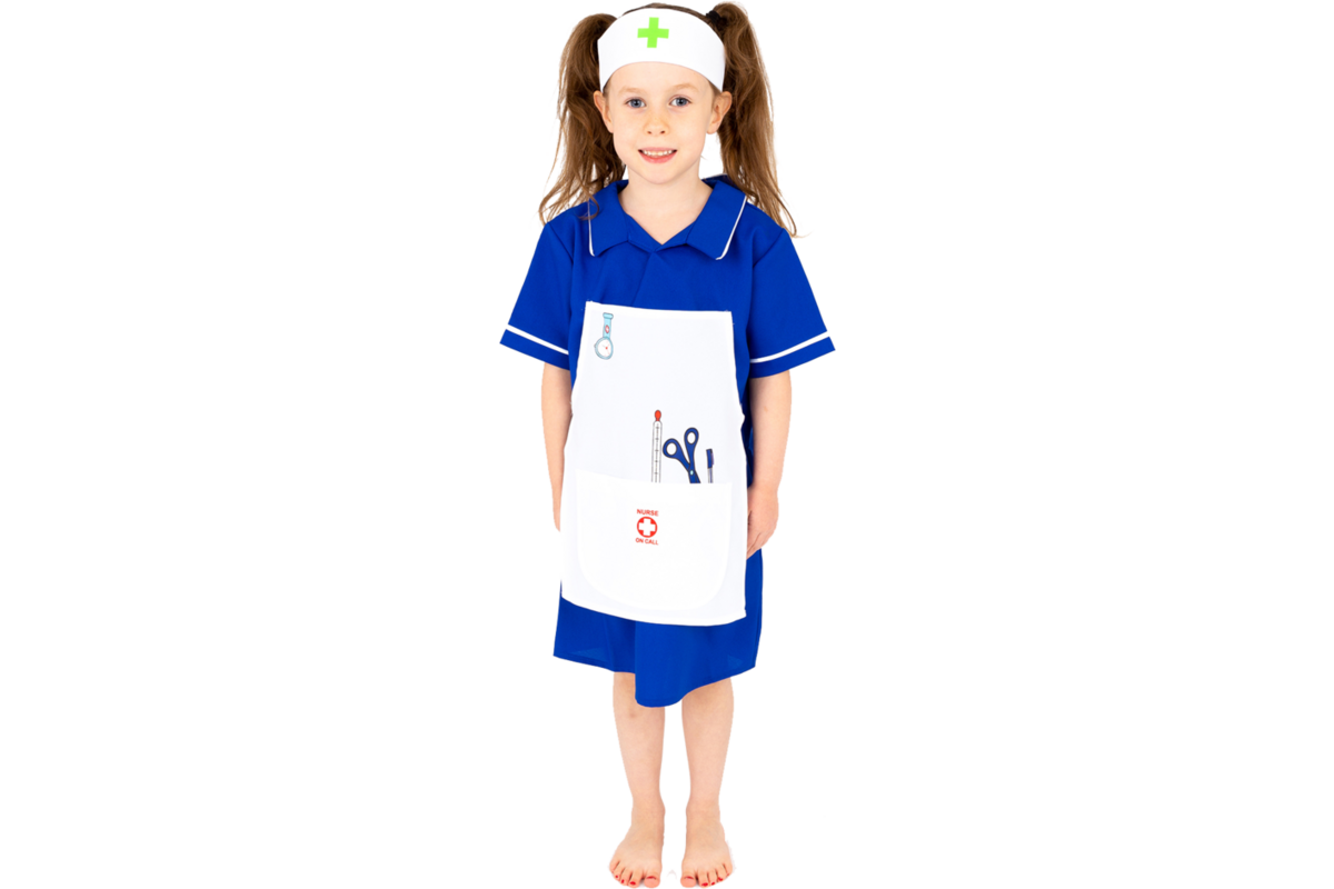Verkleedkleding ECO zuster, 4-7 jaar
