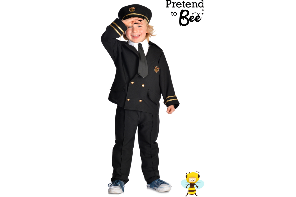Verkleedkleding ECO piloot, 4-7 jaar