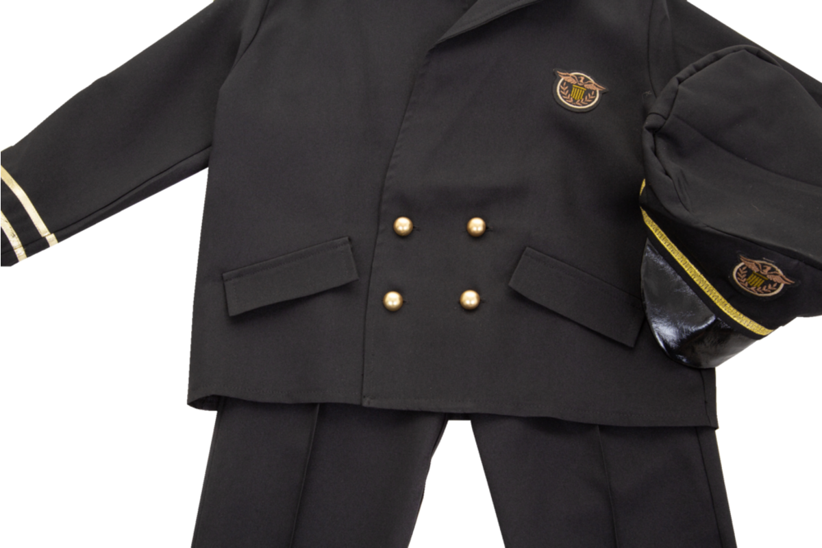 Verkleedkleding ECO piloot, 4-7 jaar