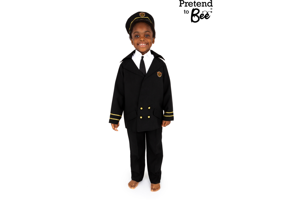 Verkleedkleding ECO piloot, 4-7 jaar
