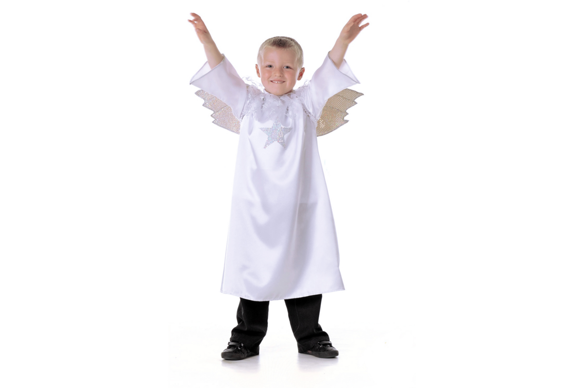 Verkleedkleding engel, 4-7 jaar
