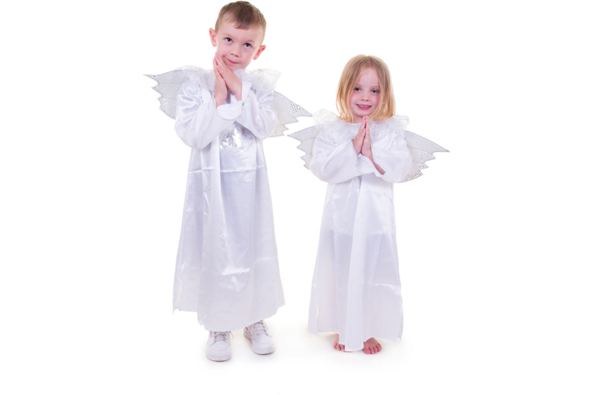 Verkleedkleding engel, 4-7 jaar