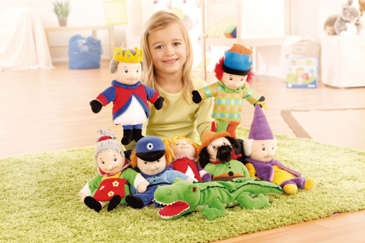 Poppenkastpoppen, 8 stuks