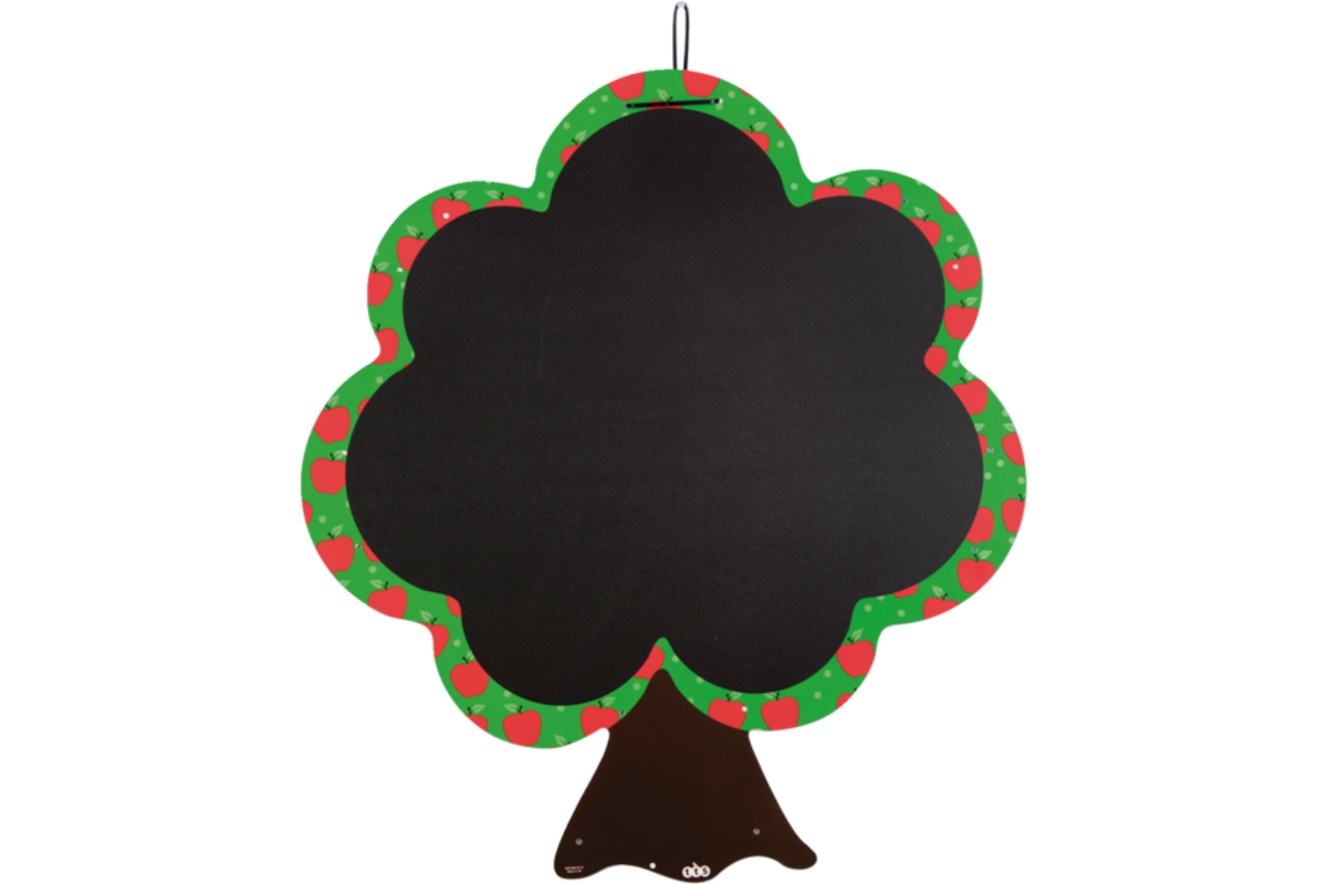 Krijtbord voor buiten bomen, set van 3 stuks