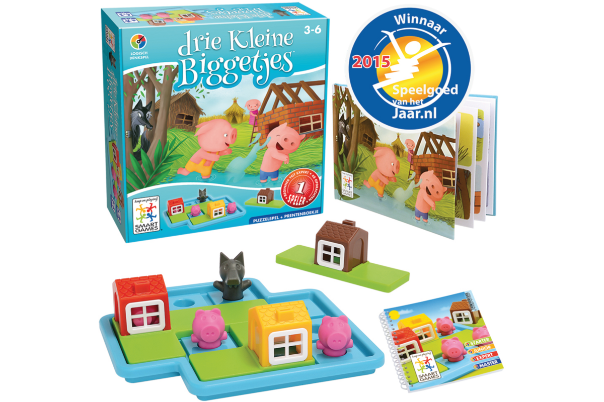 De drie kleine biggetjes 48 opdrachtkaarten