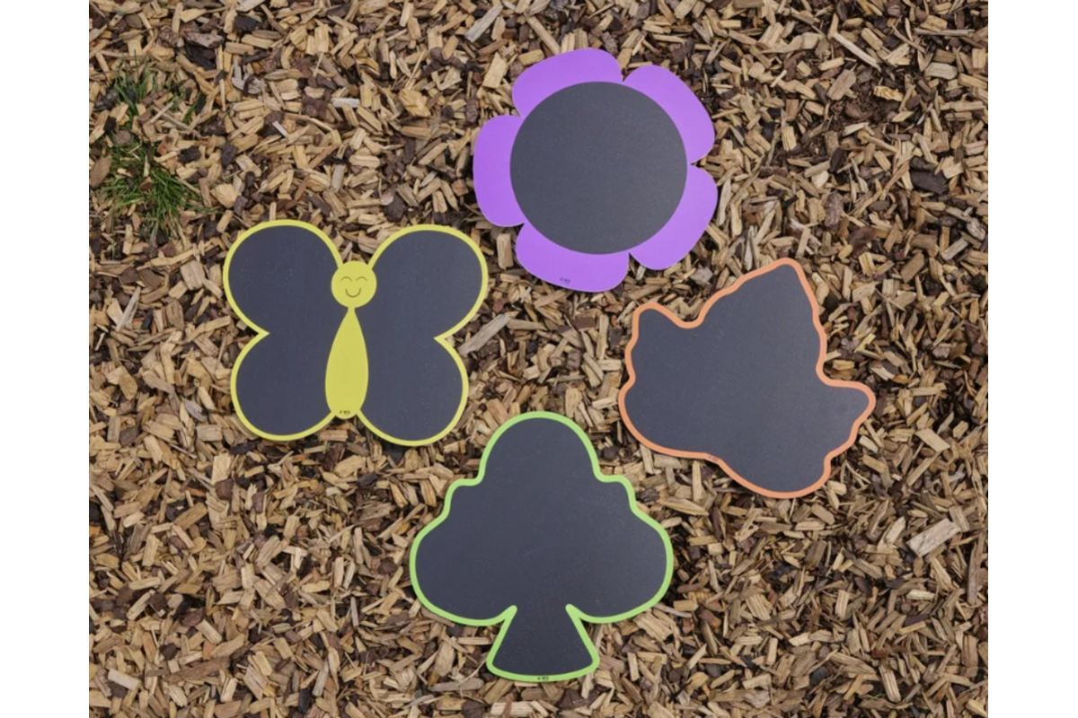 Krijtborden | Natuur PVC vrij, 8 stuks