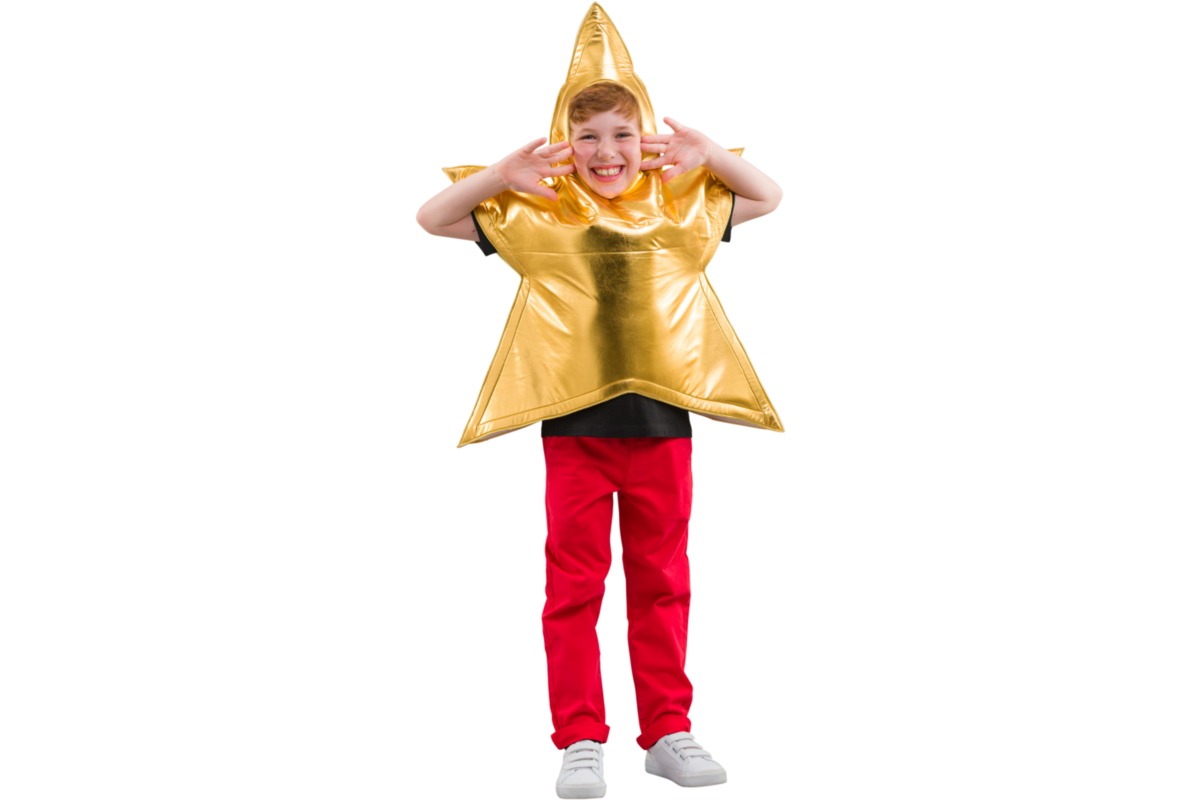 Verkleedkleding ster, 3-7 jaar