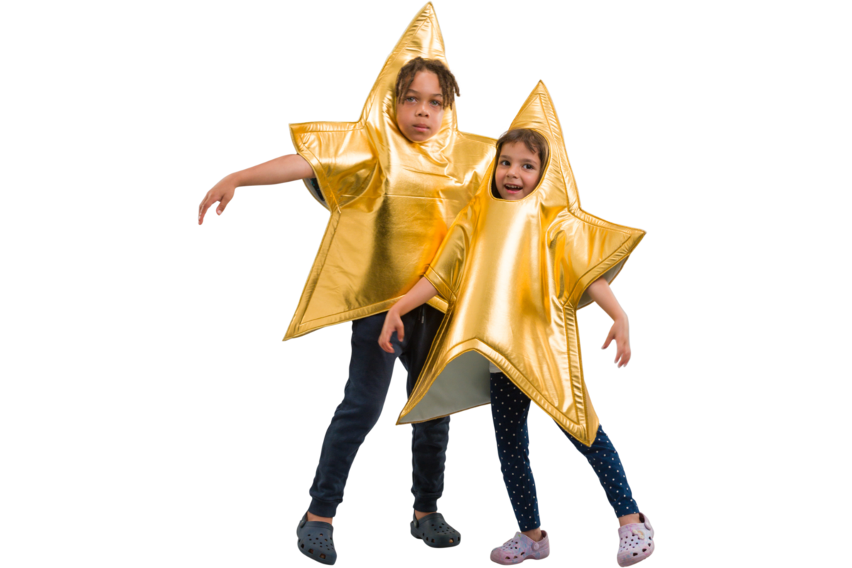 Verkleedkleding ster, 3-7 jaar