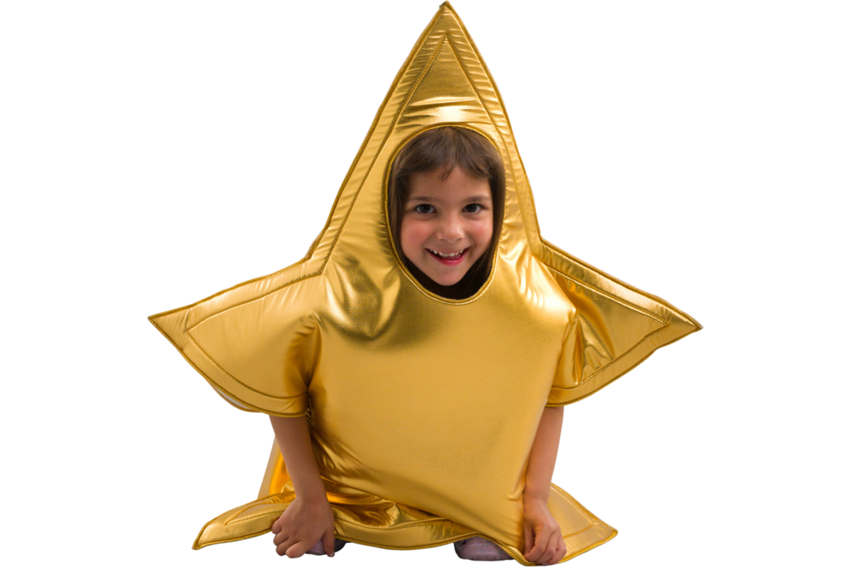 Verkleedkleding ster, 3-7 jaar