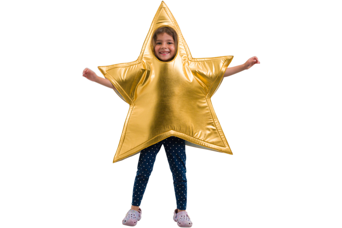 Verkleedkleding ster, 3-7 jaar