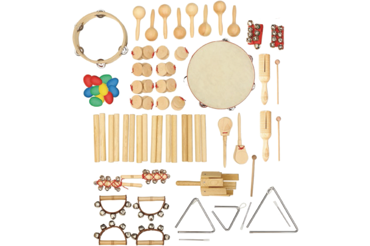 Instrumenten, Ritmeset, set van 76 onderdelen