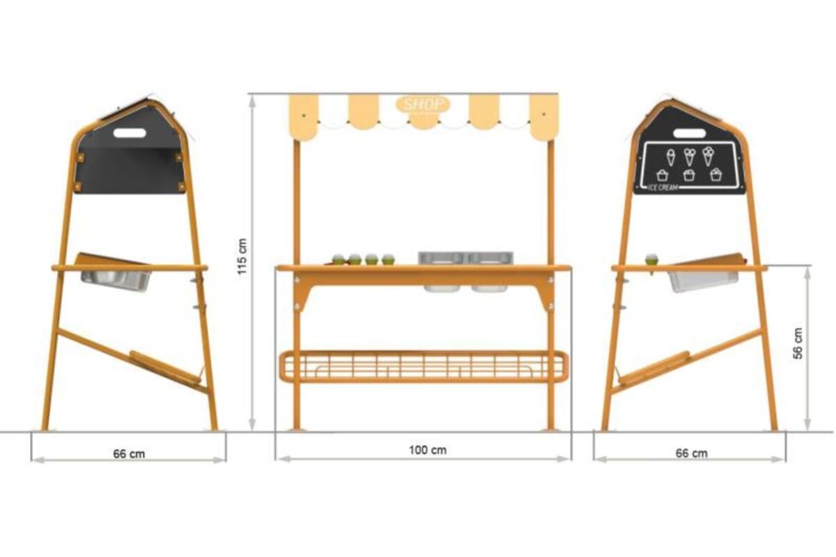 Rollenspelstation “IJs & winkel