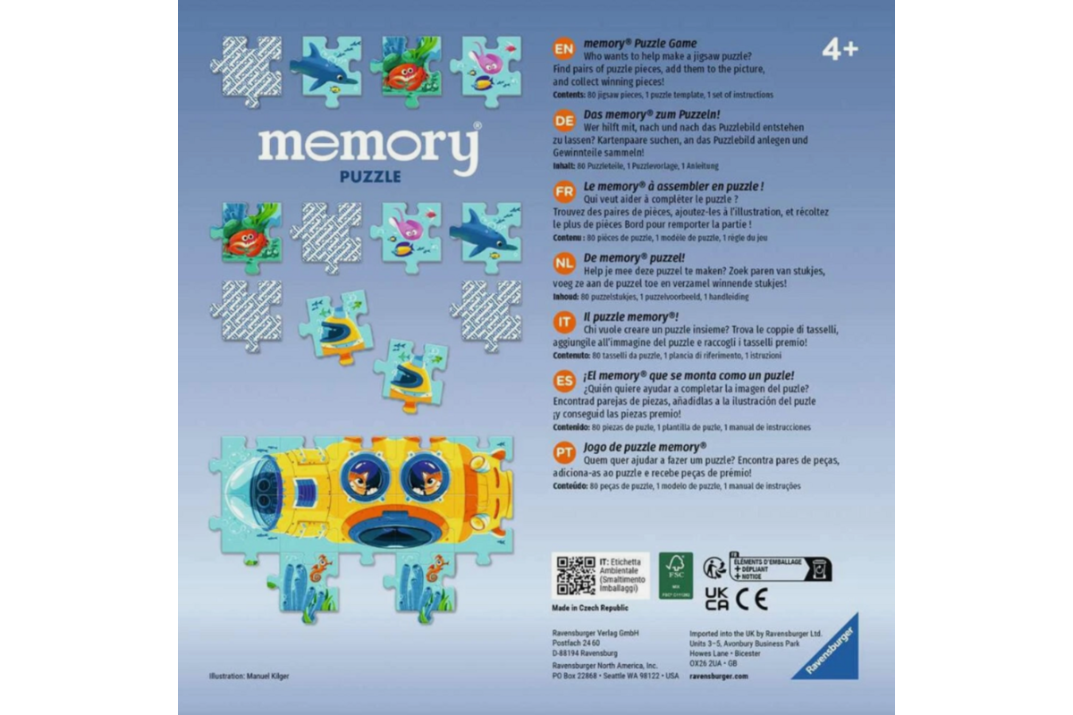 Memory® Puzzle Onderwater wereld