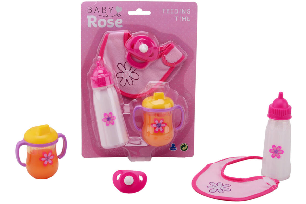 Poppenspeelset, etenstijd, 4 delig