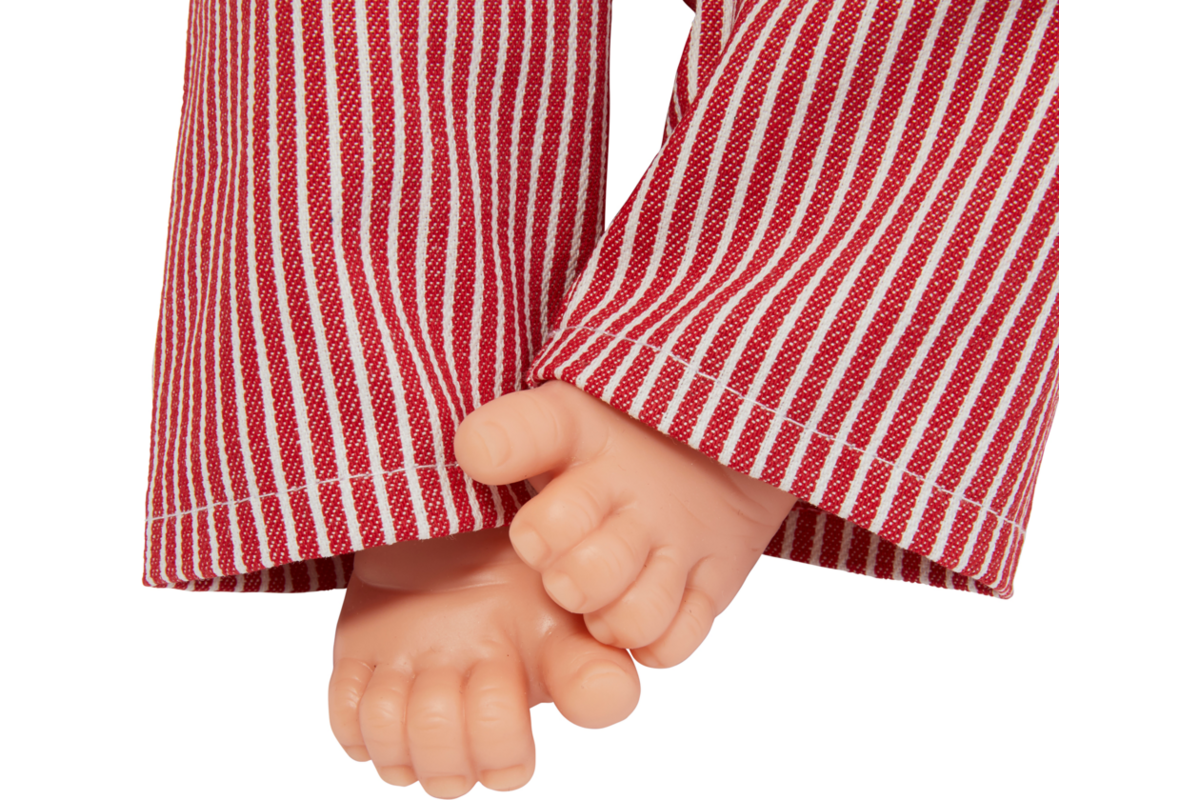 Pop meisje Europees met haar en kleding, 40 cm, Les Pluminis