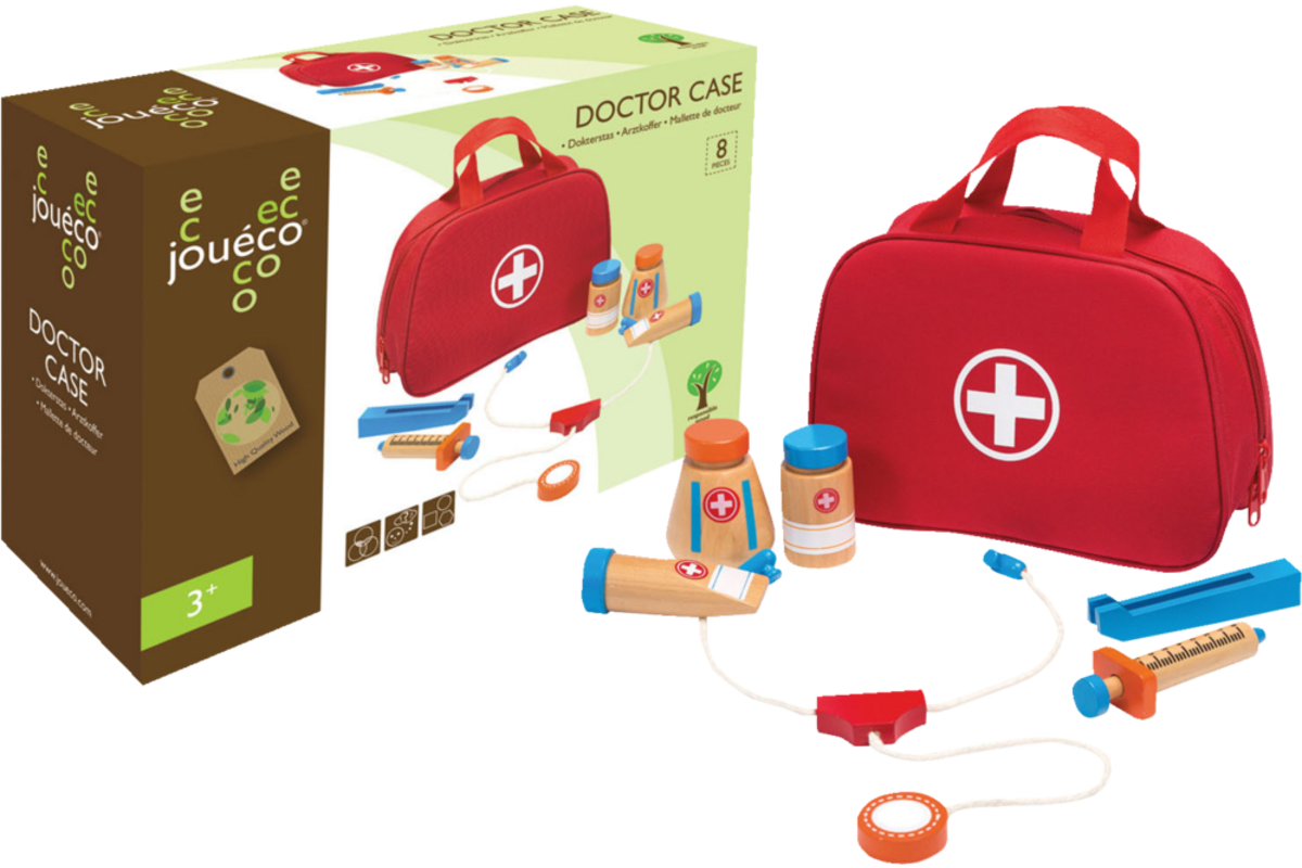 Doktertas met accessoires 8-delig