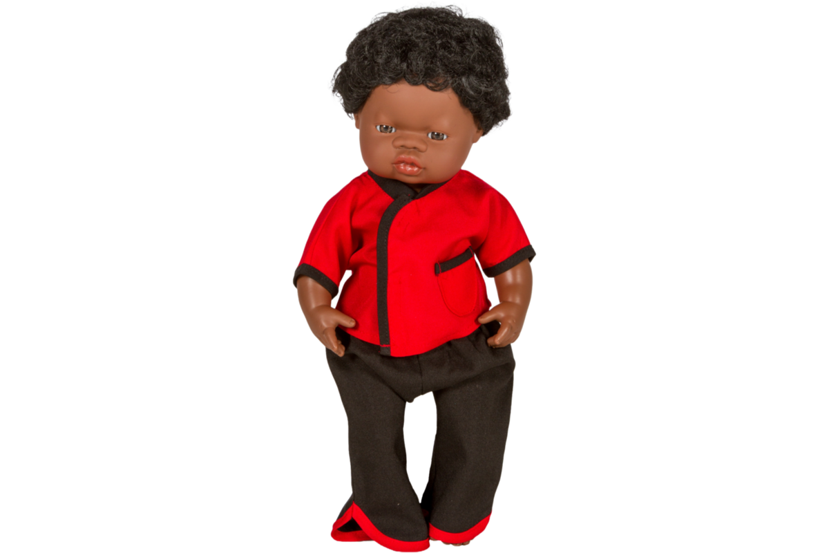 Poppenkledingset multi-cultureel voor poppen vanaf 38 cm