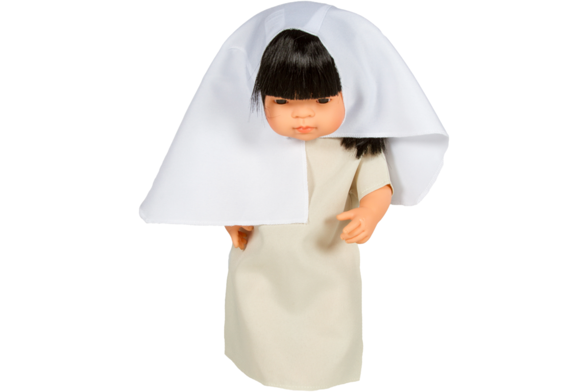 Poppenkledingset multi-cultureel voor poppen vanaf 38 cm