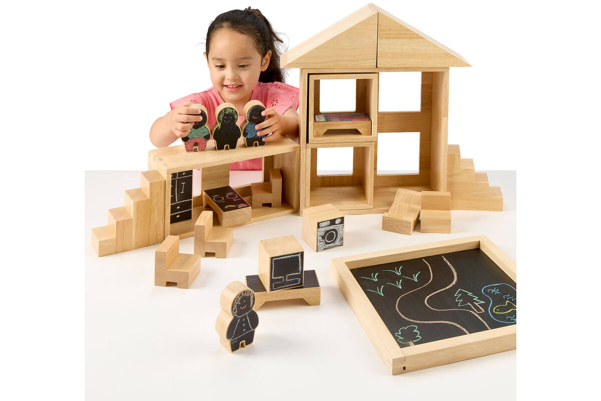 Poppenhuis stapelbaar