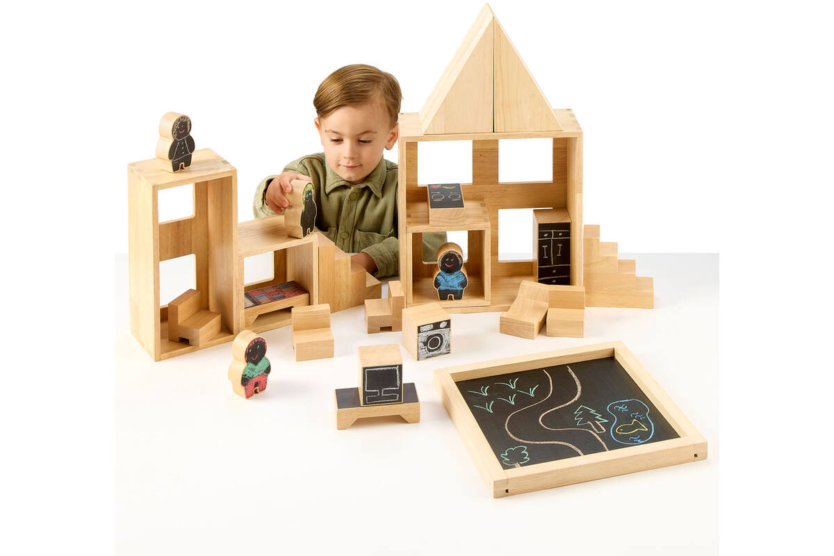 Poppenhuis stapelbaar