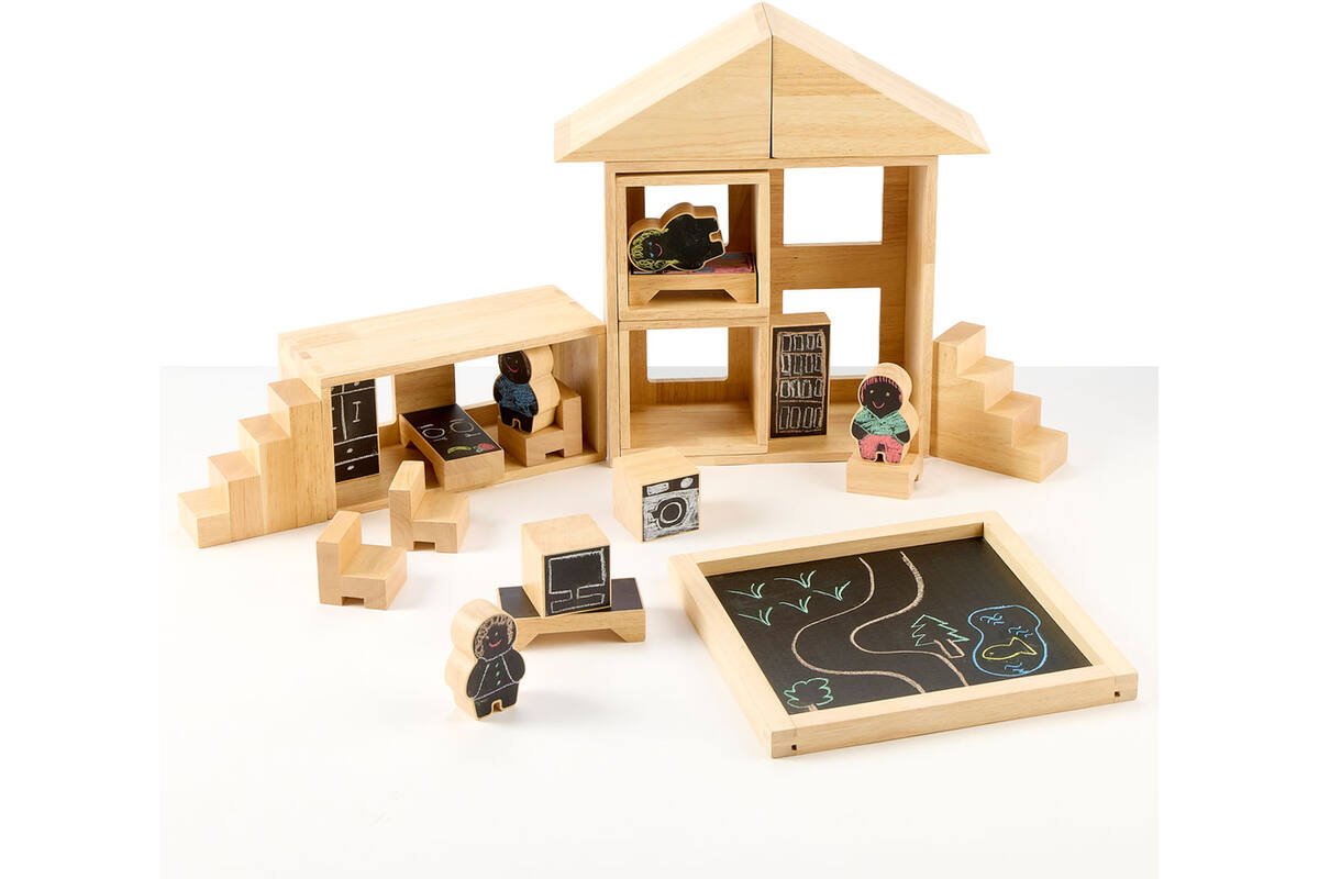 Poppenhuis stapelbaar