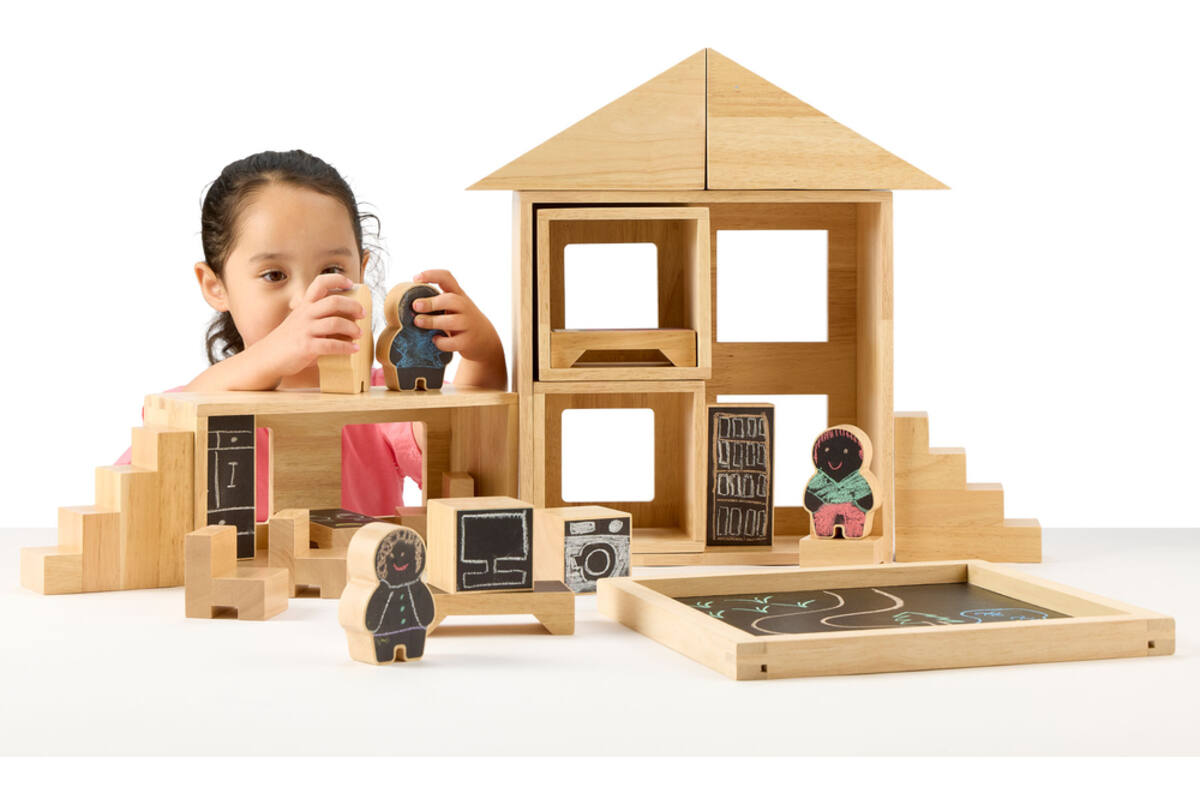 Poppenhuis stapelbaar