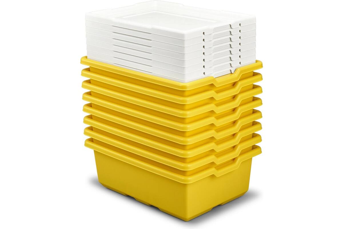 LEGO® Education 45496 Medium Storage box Yellow (set van 8 stuks)