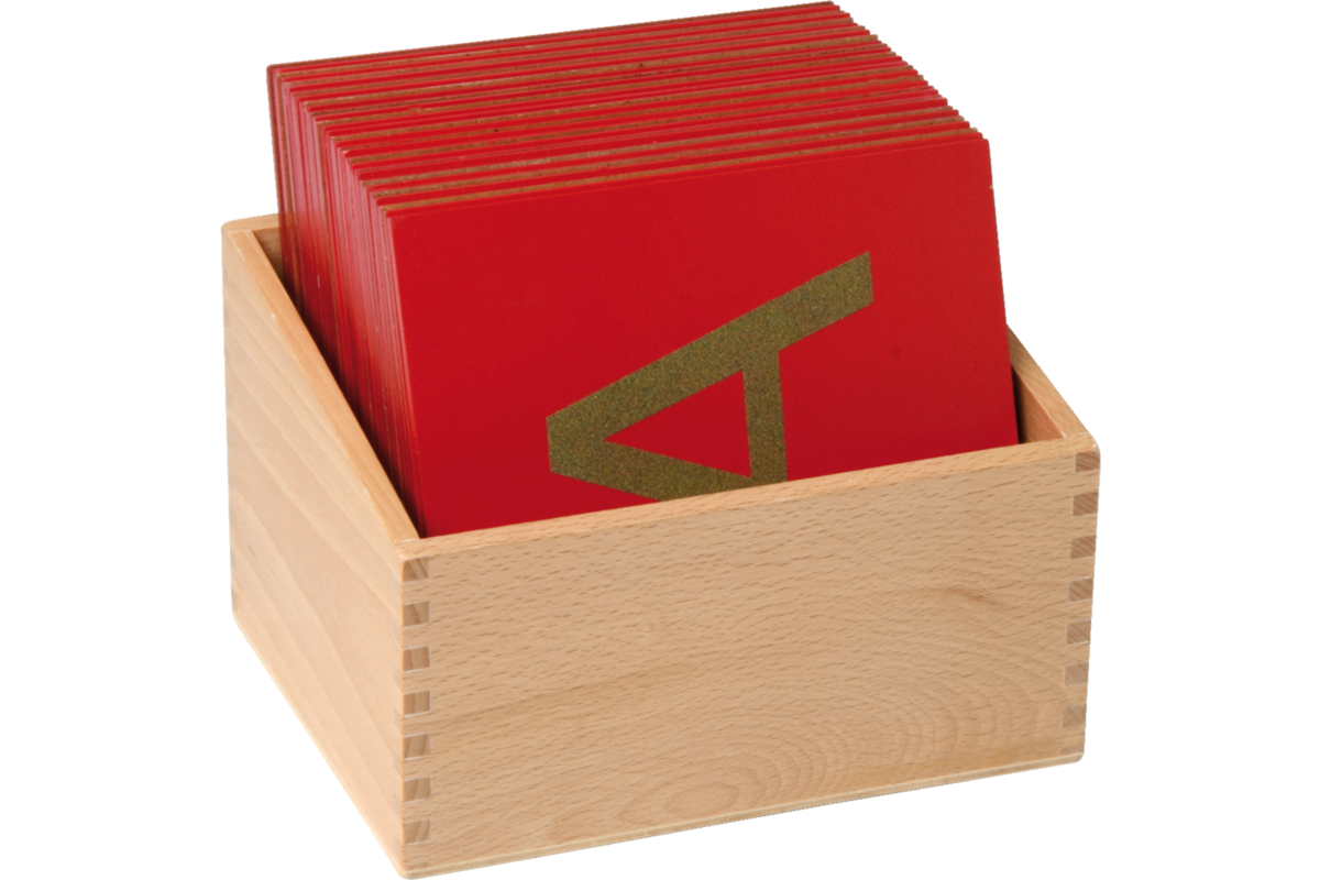 Schuurpapier letters klein