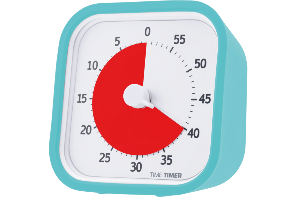 Hoesje voor Time Timer Mod turquoiseblauw