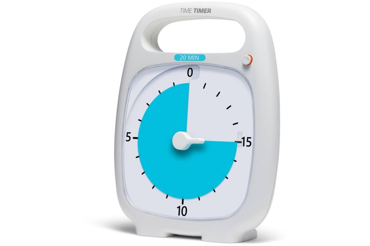 Time Timer Plus 20 minuten, wit