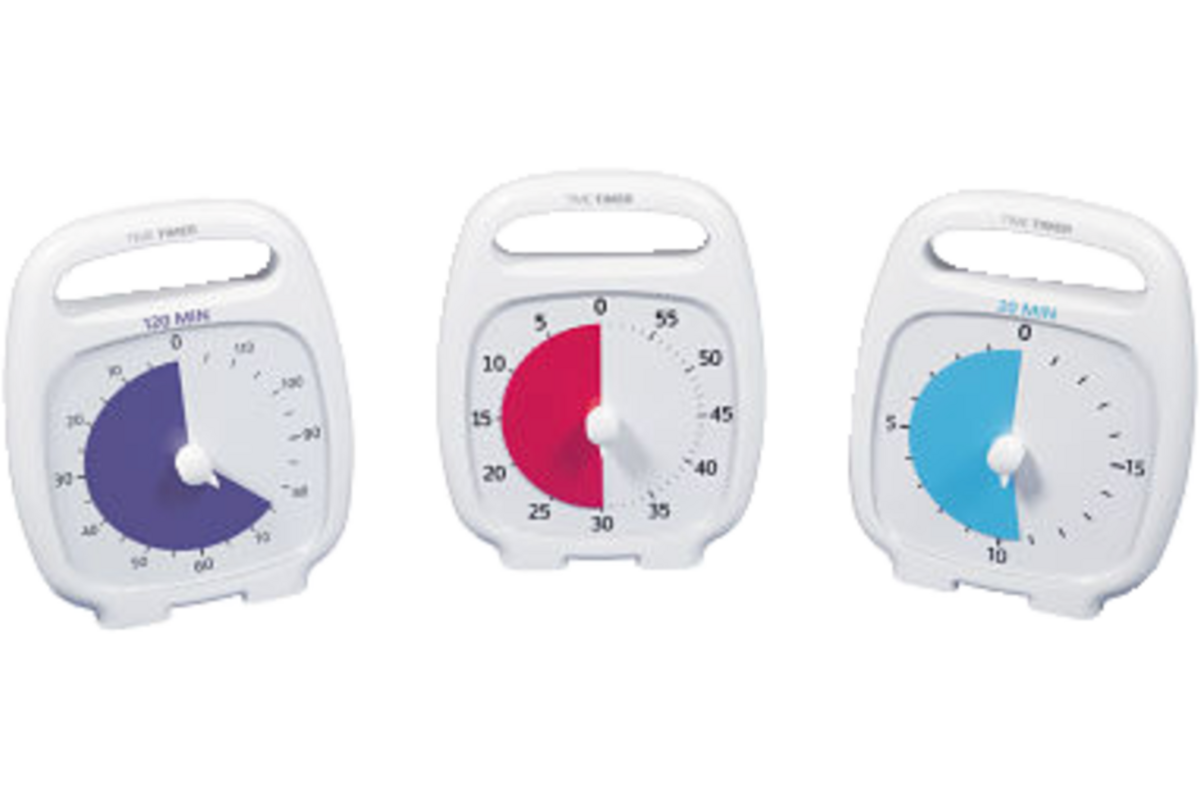 Time Timer Plus 120 minuten, wit