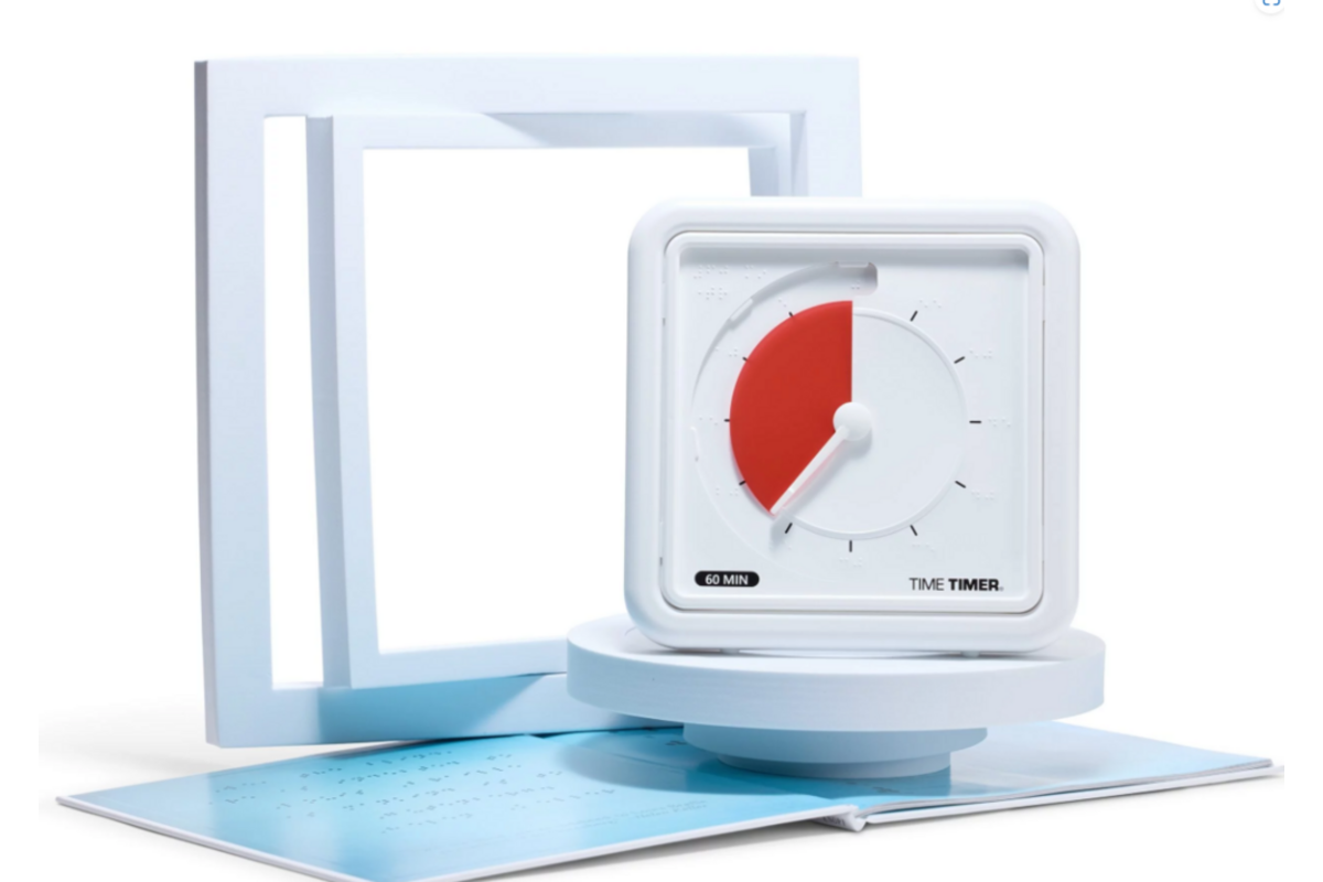 Time Timer® Braille Medium Red Disc