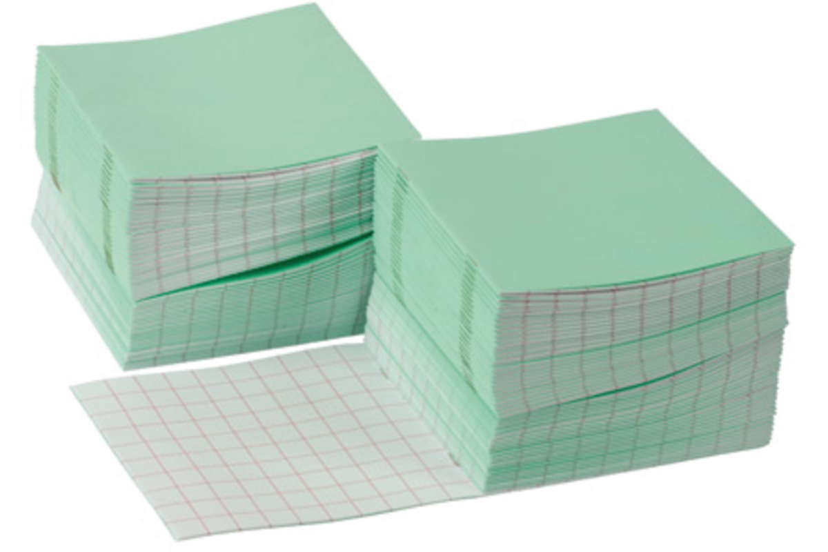 Sommenboekjes groot 100 stuks groen