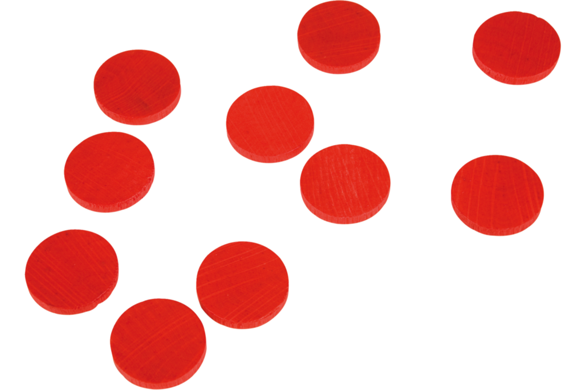 Fiches rood 100 stuks