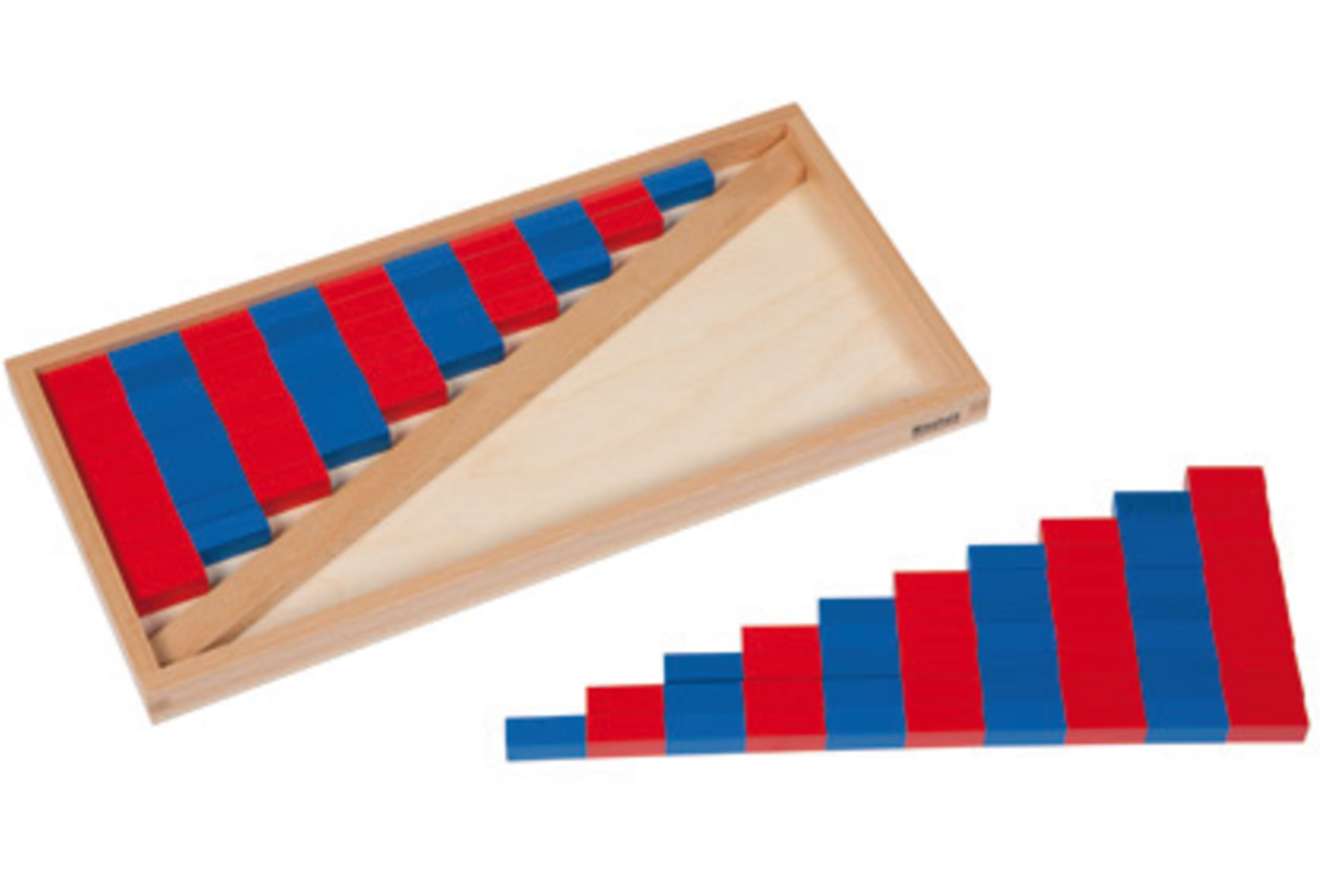 Rekenstokken klein 2 sets in kist