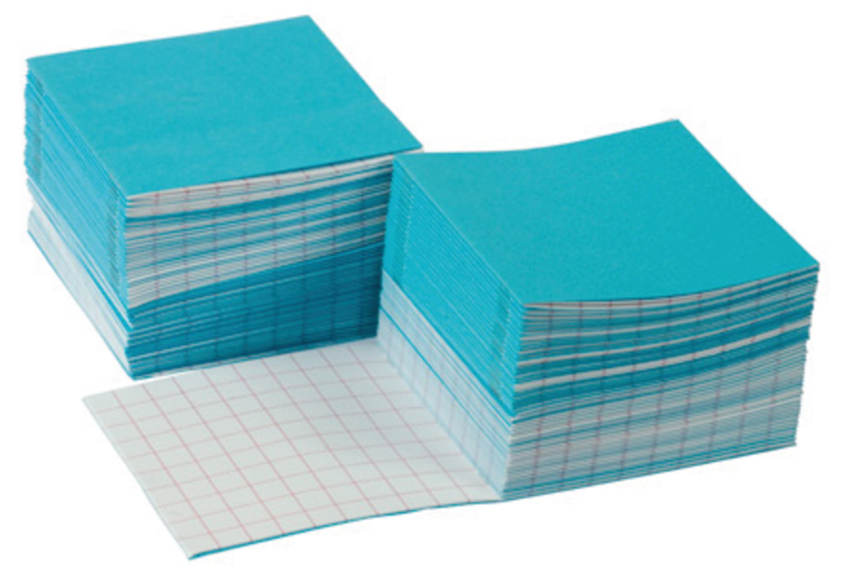 Sommenboekjes groot 100 stuks blauw